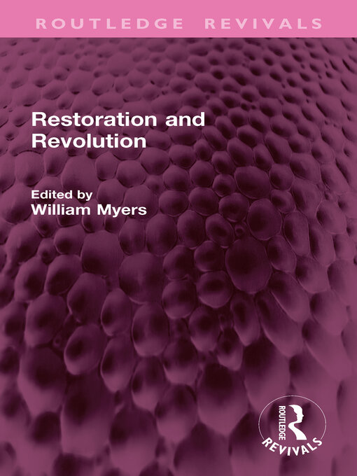 Title details for Restoration and Revolution by William Myers - Available